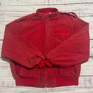King Louie Pro Fit Lisburne Operations Alaska Red‎ Corduroy Jacket Men's Size XL